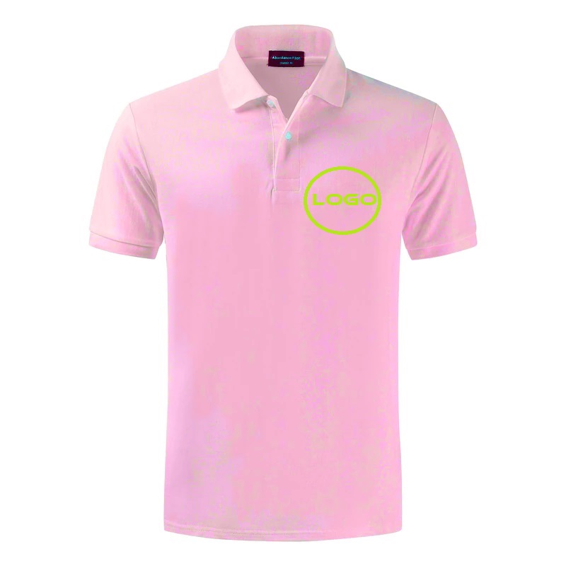 Pembe Polo Yaka Tişört